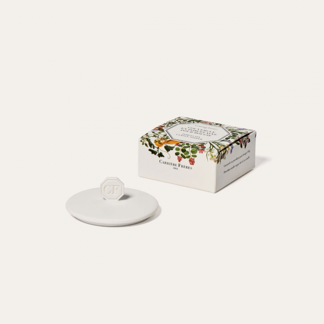 Couvercle en Porcelaine pour Bougie Parfumée