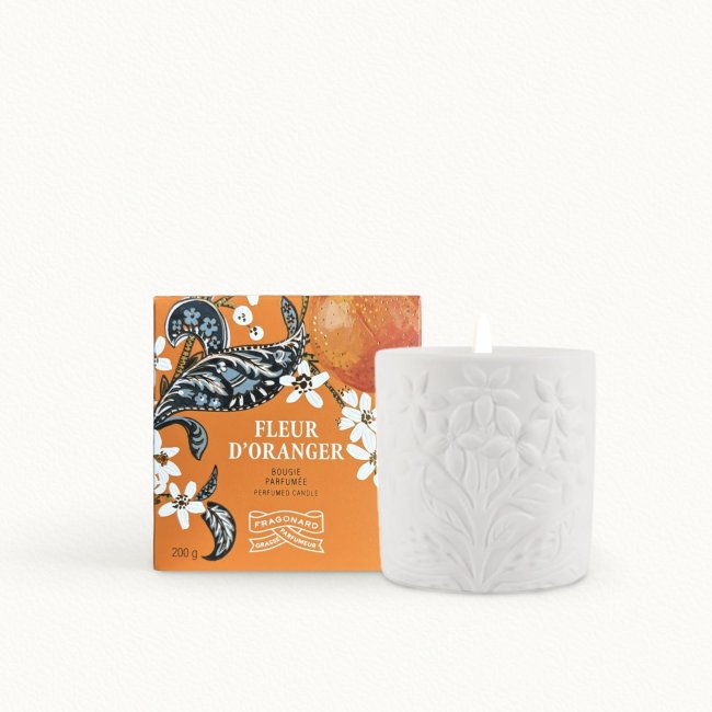 Fleur d'Oranger - Bougie en Porcelaine