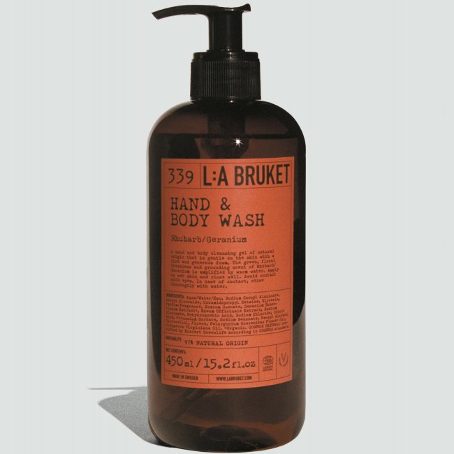 339 - Nettoyant Mains et corps - Rhubarbe - 450ml