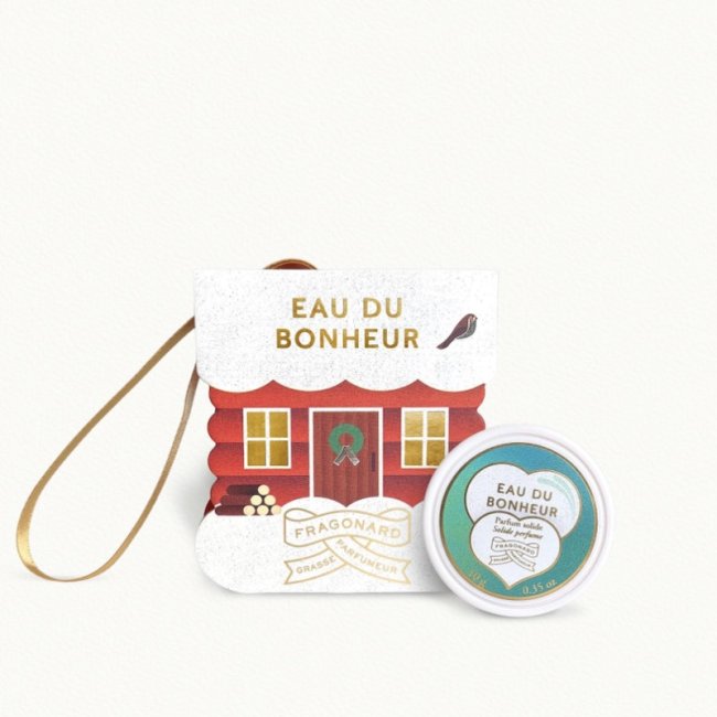 Eau du Bonheur - Parfum Solide - Boîte à Suspendre Sur Le Sapin