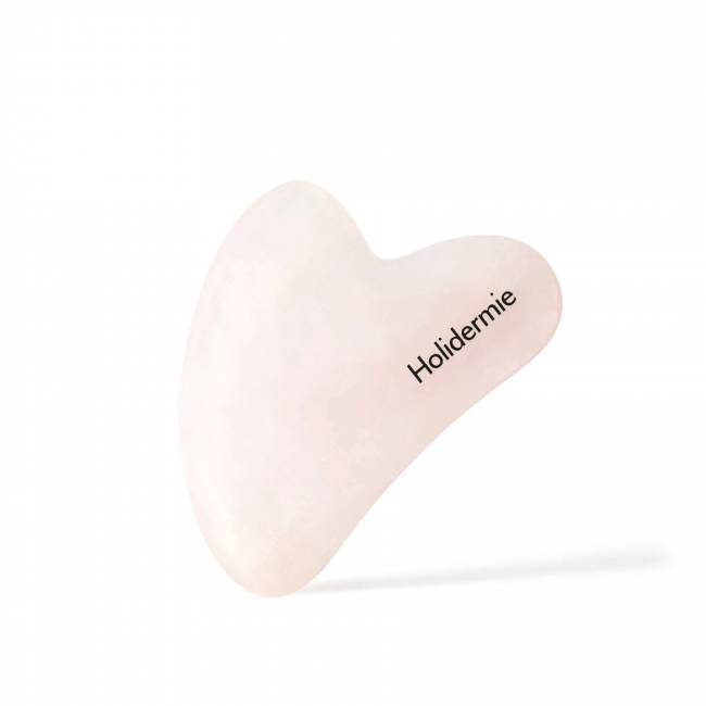 Gua Sha Visage En Quartz Rose