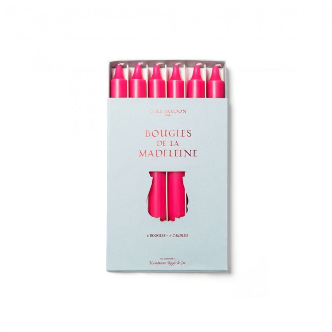 Bougies De La Madeleine - Rose Fuschia - X6